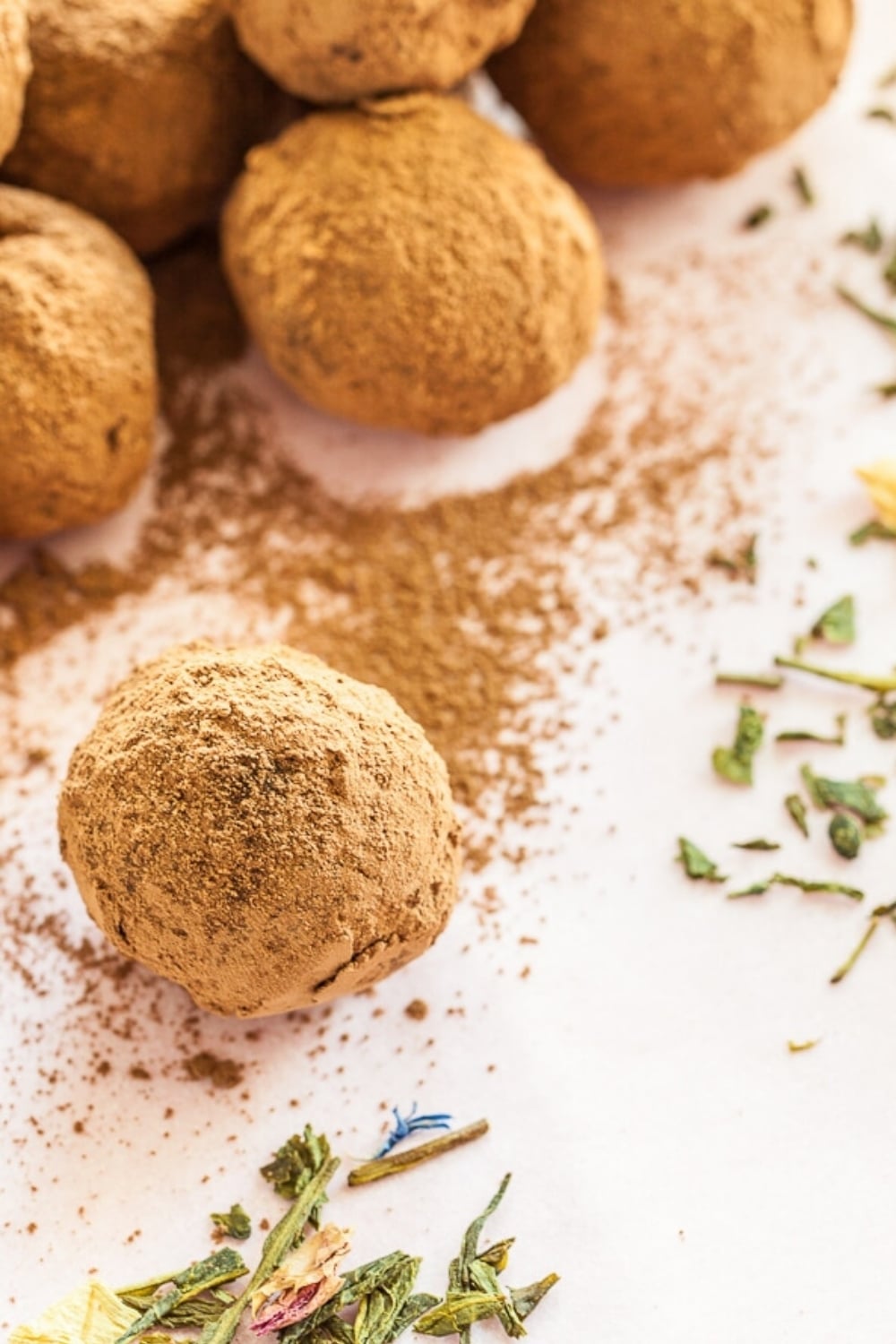 Green Earl Grey Chocolate Truffles