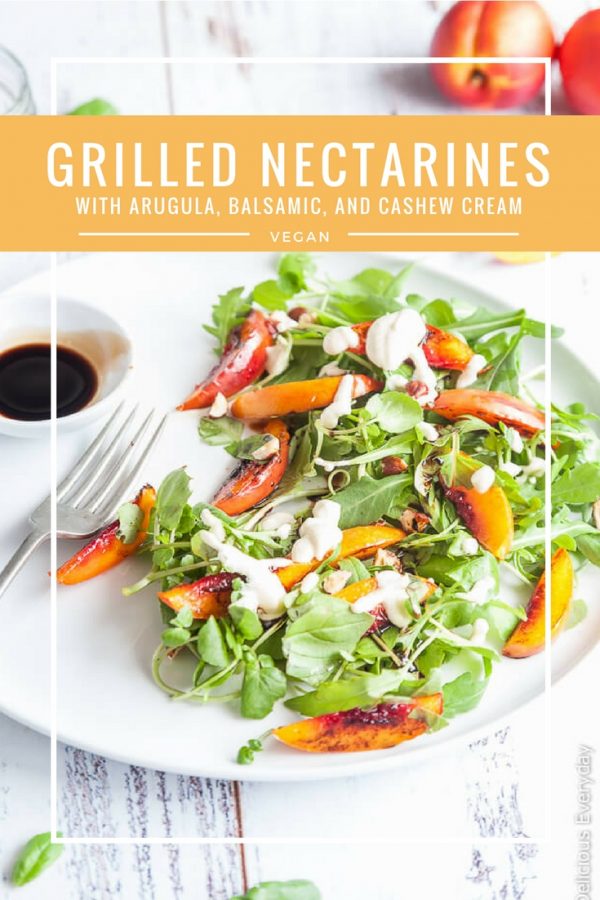 grilled nectarines salad