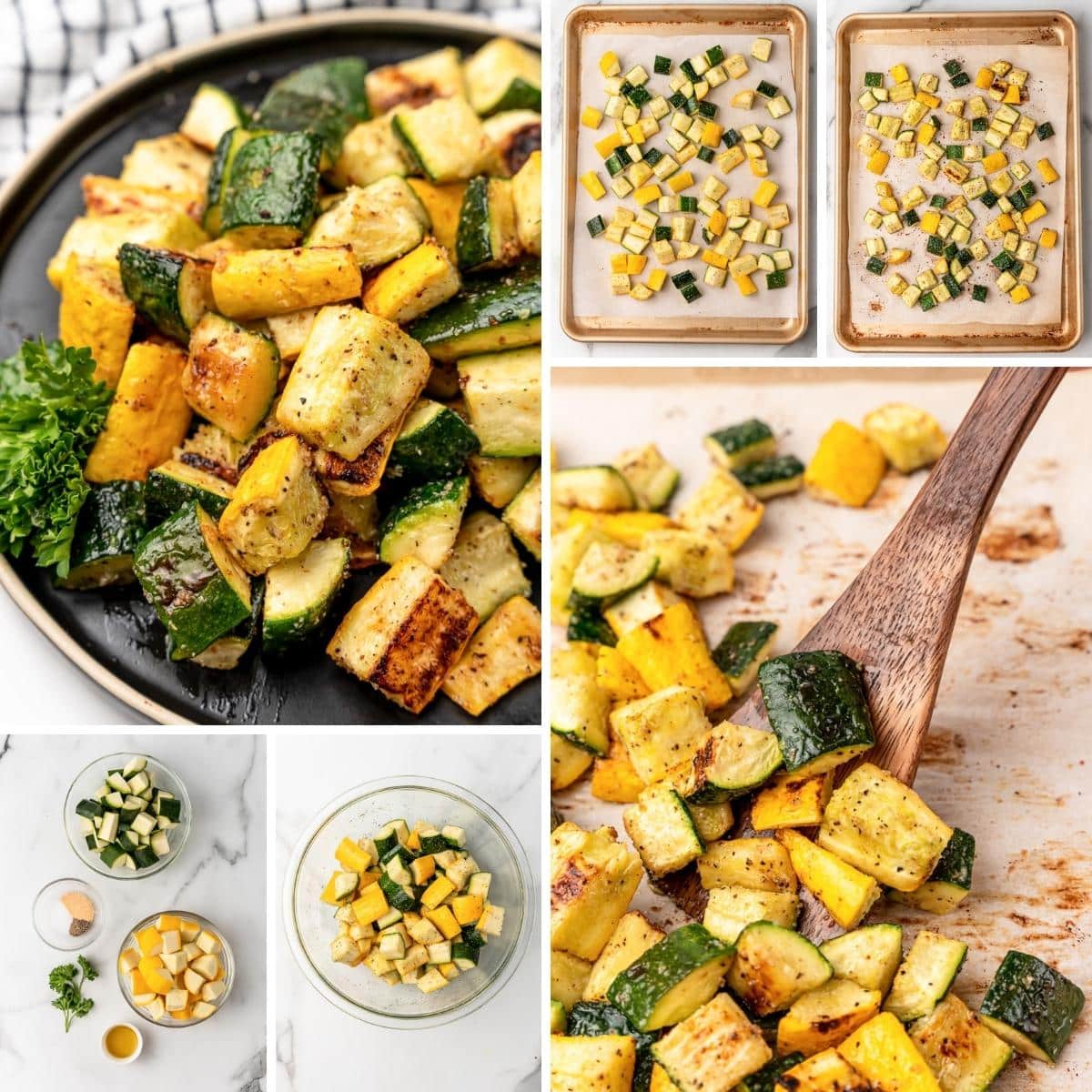 oven roasted zucchini and squash