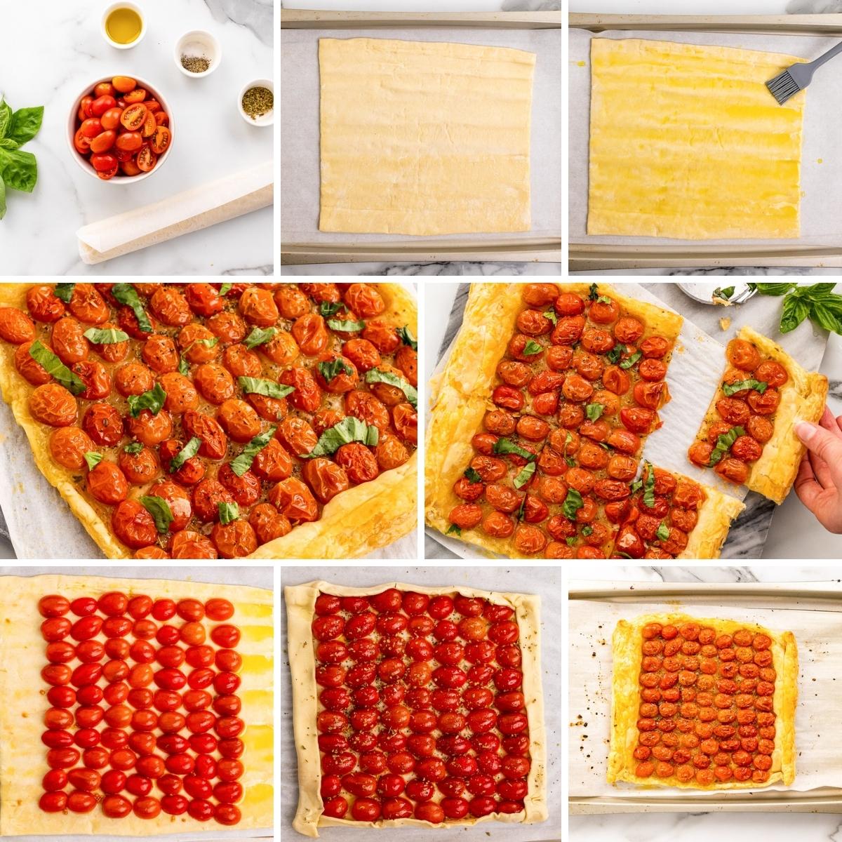 Puff Pastry Tomato Tart