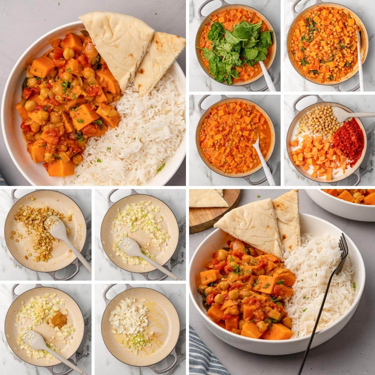 sweet potato chickpea curry