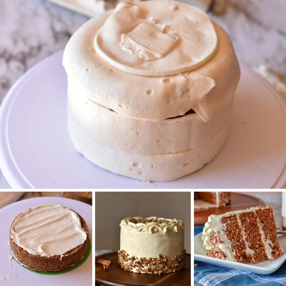 how to make vegan cream cheese frosting collage