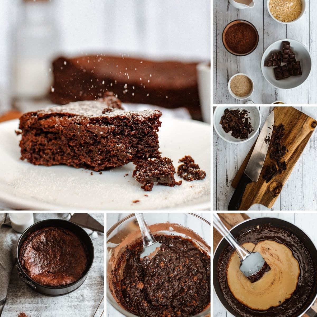 Flourless Chocolate Rum Cake (Vegan) - Okonomi Kitchen