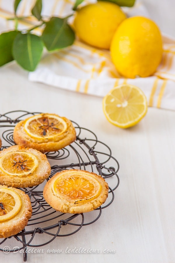 Lemon Brulee Cookies from Delicious Everyday www.deliciouseveryday.com