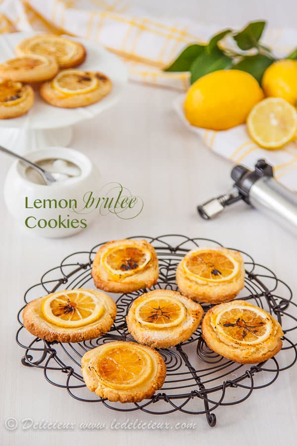 Lemon Brulee Cookies from Delicious Everyday www.deliciouseveryday.com