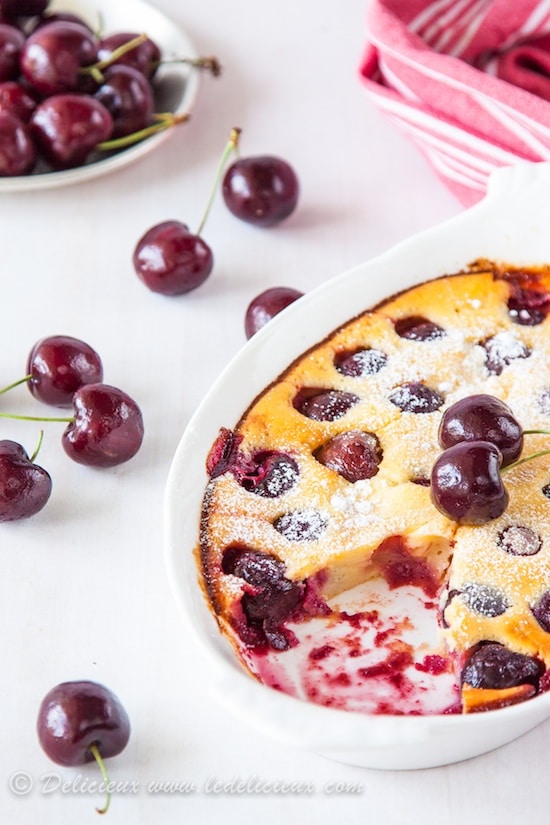 Cherry Clafoutis recipe | DeliciousEveryday.com