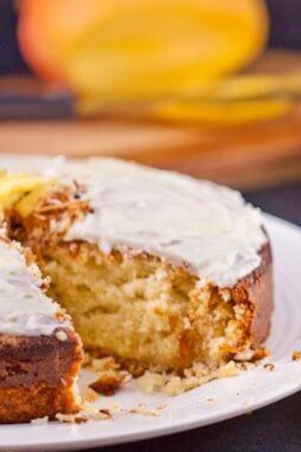 Mango Coconut Cake - The Itsy-Bitsy Kitchen