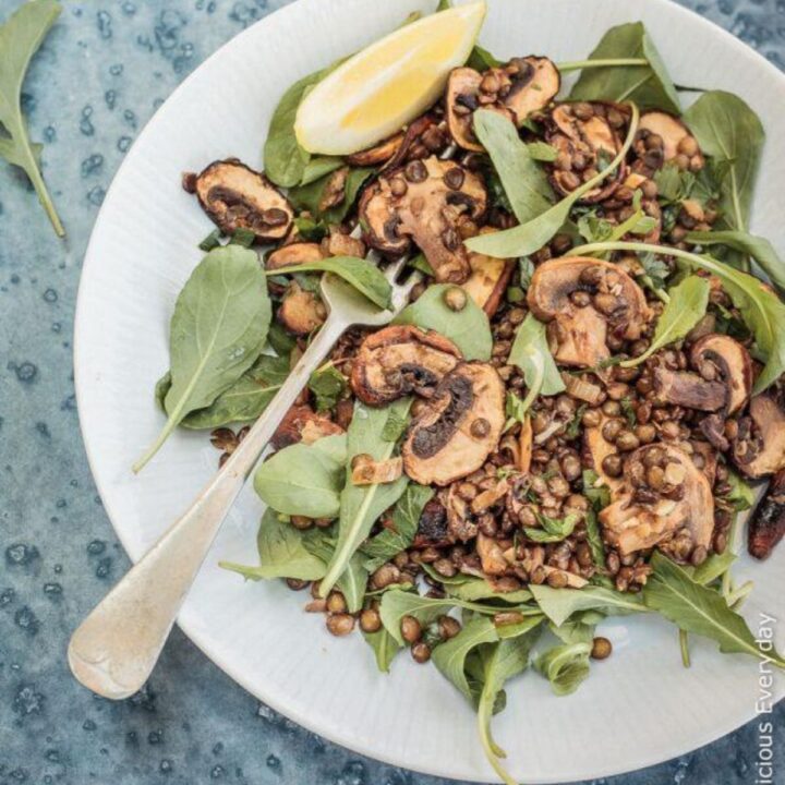 Image for Mushroom, Lemon and Lentil Salad