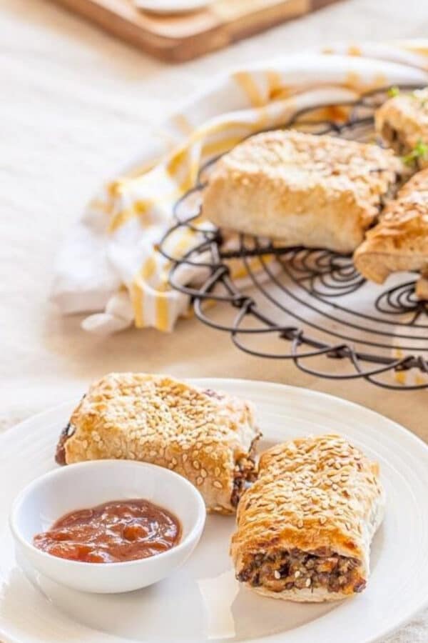 Mushroom Lentil Rolls