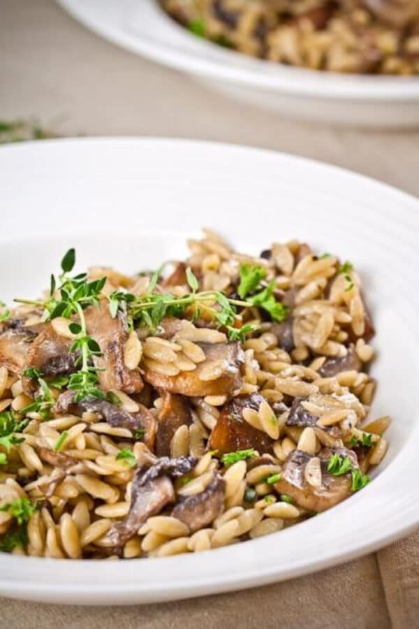 Mushroom Risoniotto - orzo risotto