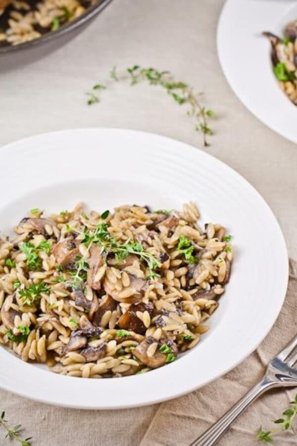 Mushroom Risoniotto - orzo risotto