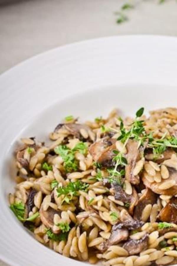 Mushroom Risoniotto - orzo risotto