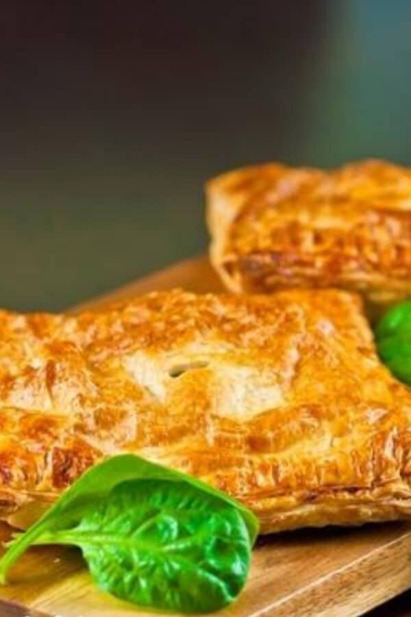 Mushroom Spinach and Feta Pie