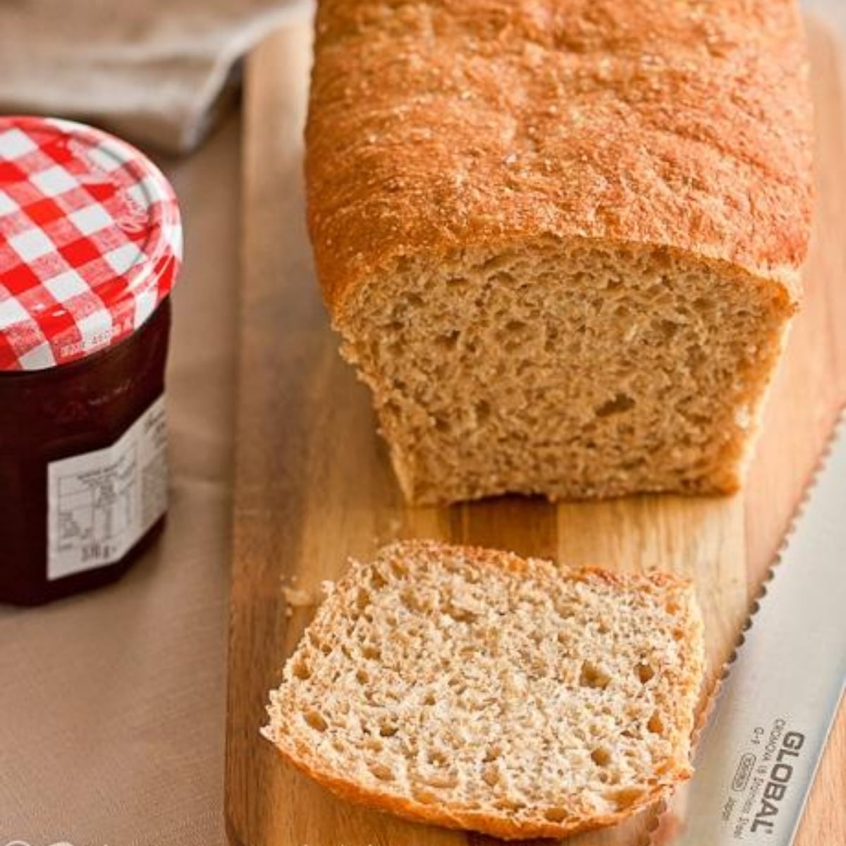 wheat flour bread
