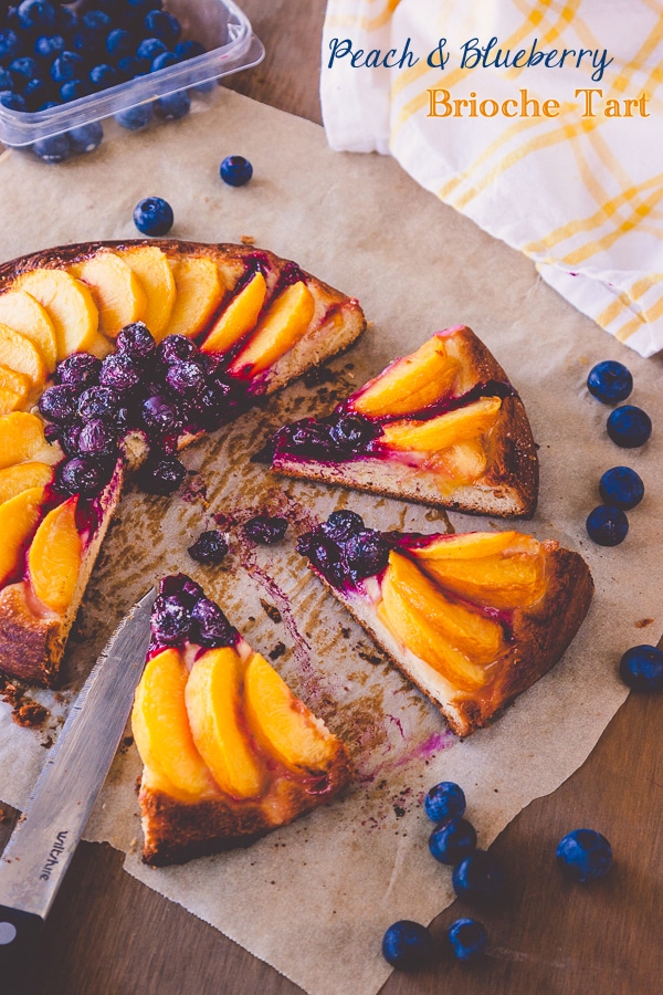 Looking for a decadent weekend breakfast treat? Then this peach and blueberry breakfast pizza recipe might just fit the bill.