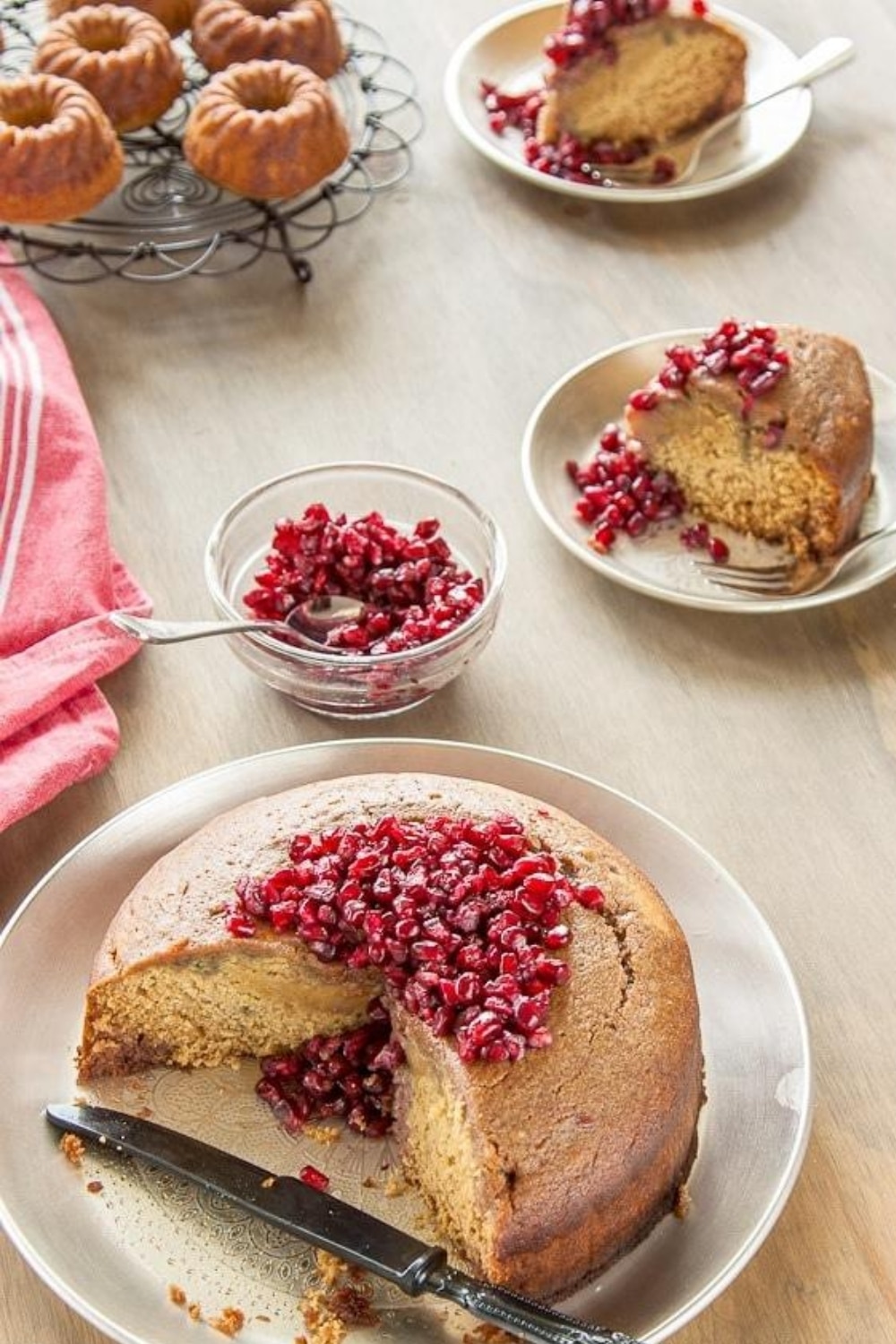 Pomegranate Syrup Cake