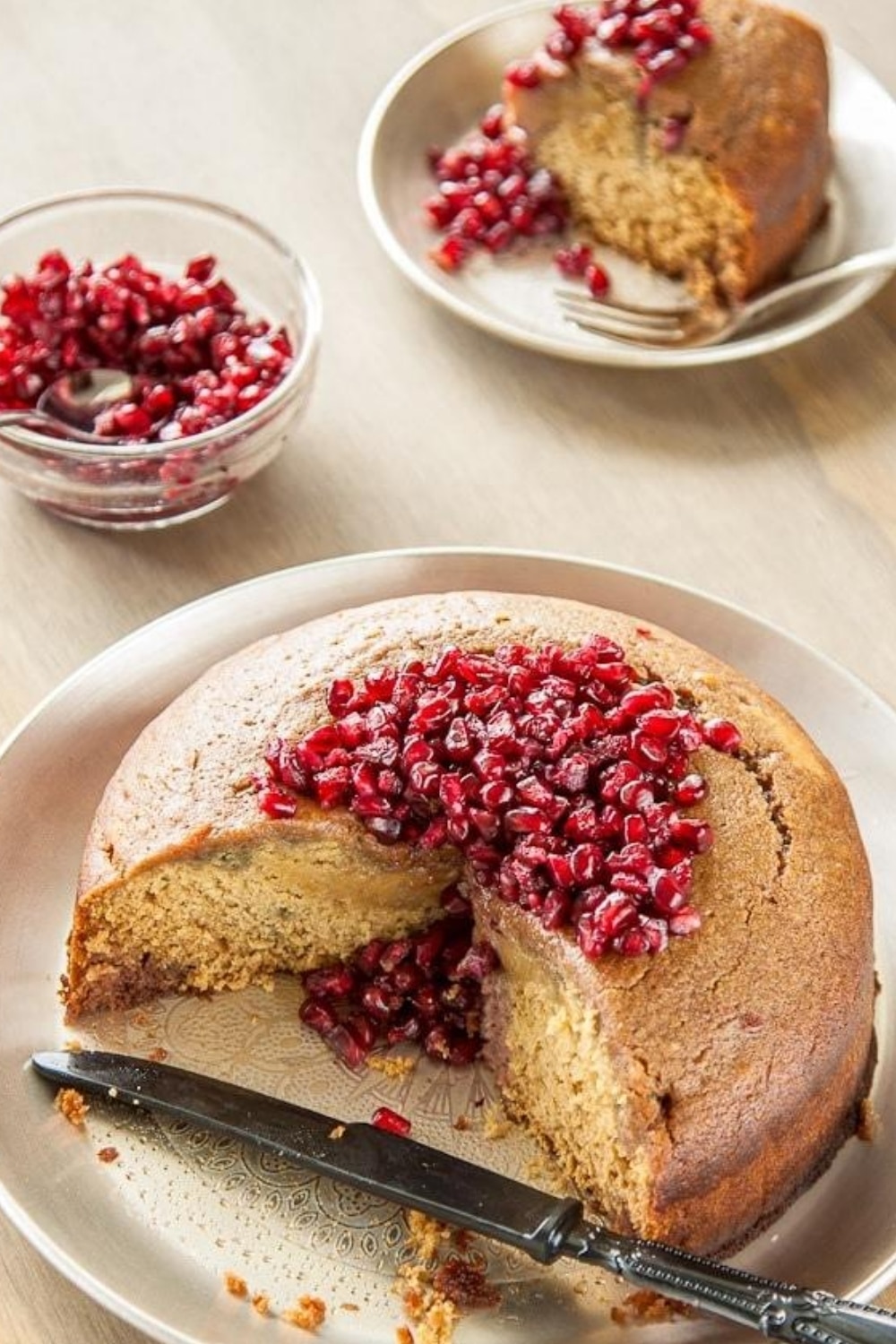 Pomegranate Syrup Cake