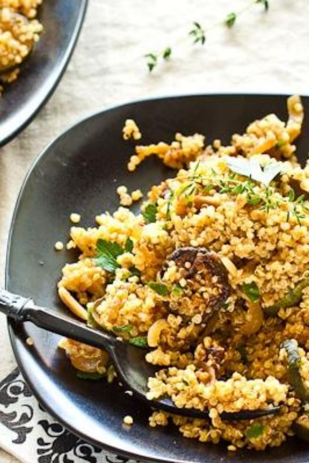 Quinoa with Zucchini and Onions