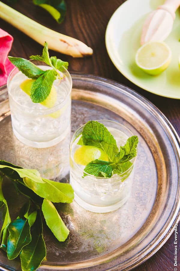 Recipe: Lemongrass, Mint, Ginger & Kaffir Lime Syrup | deliciouseveryday.com @deliciouseveryd