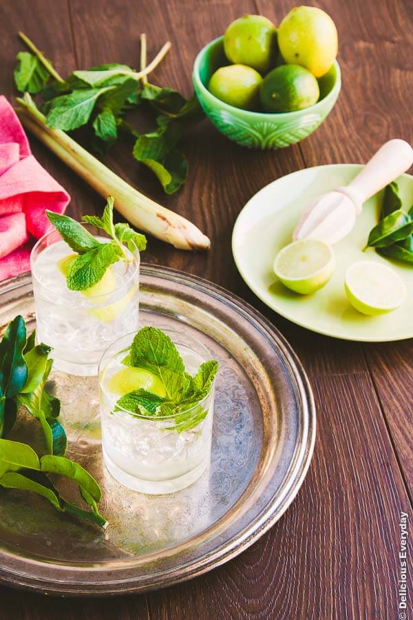 Recipe: Lemongrass, Mint, Ginger & Kaffir Lime Syrup | deliciouseveryday.com @deliciouseveryday