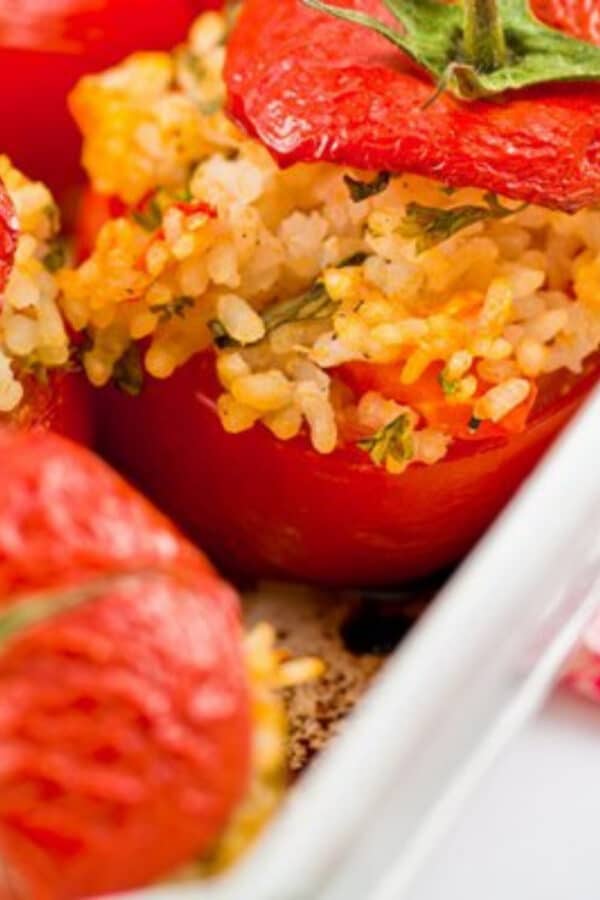 Rice Stuffed Tomatoes