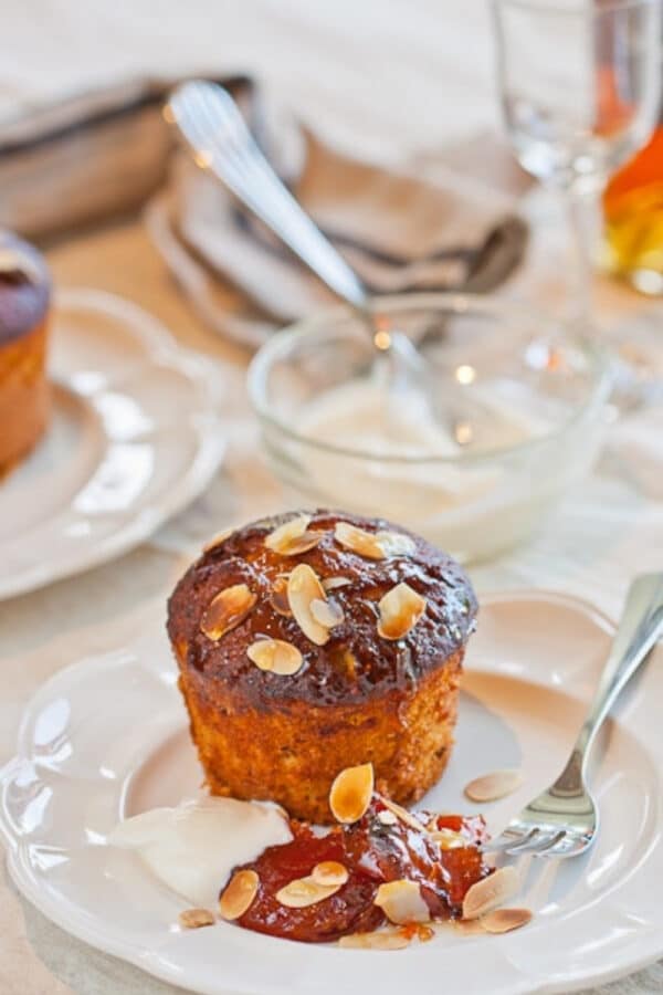 Roasted Apricot, Vanilla & Quinoa Cakes