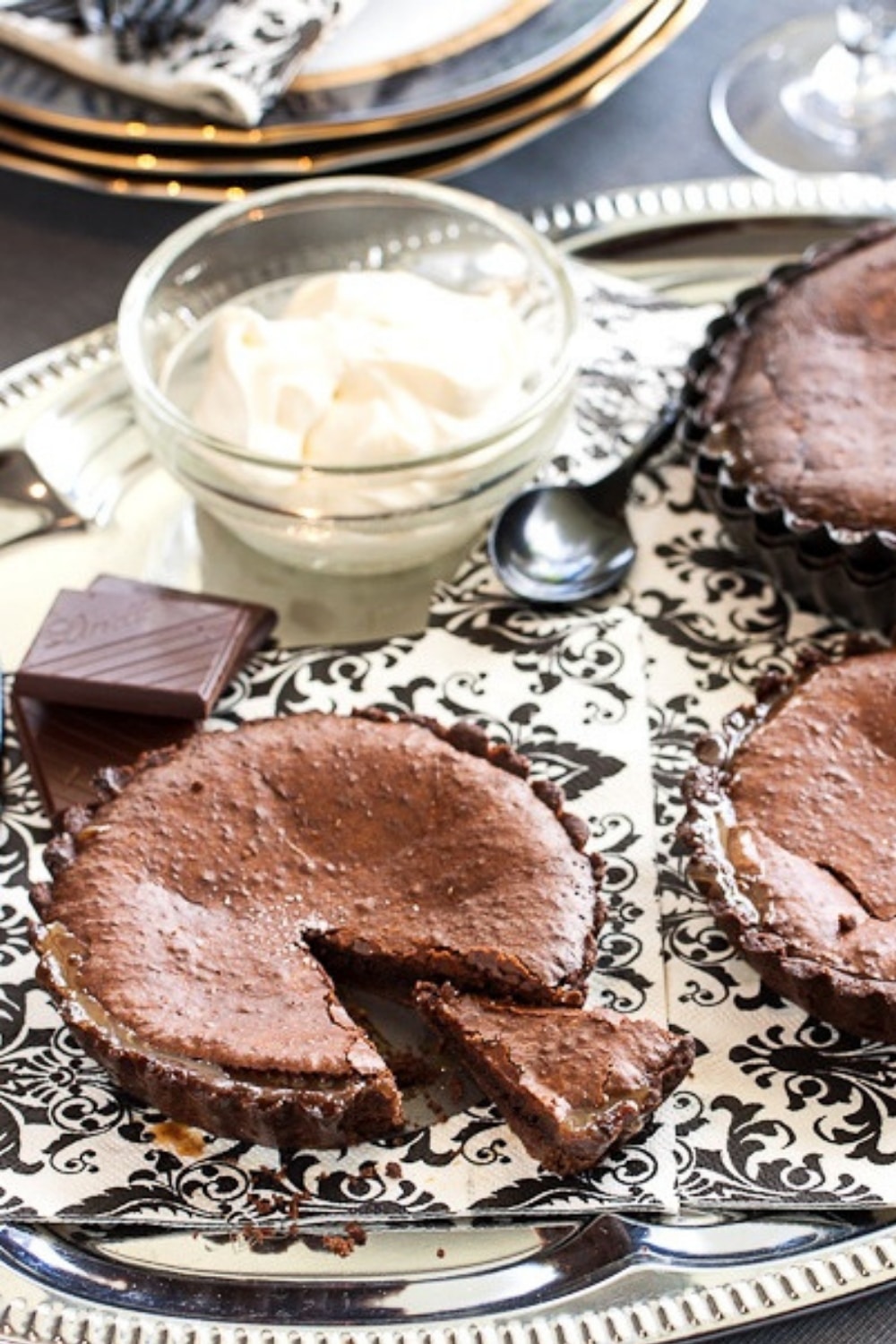 Salted Caramel Chocolate Tart