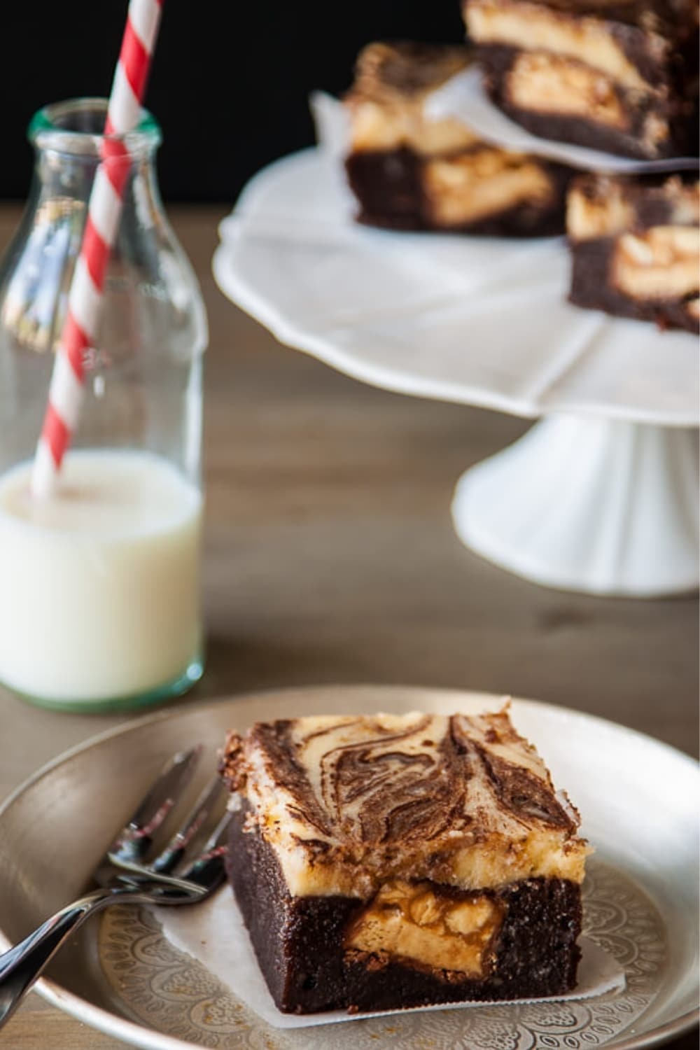 Snickers Cheesecake Brownies