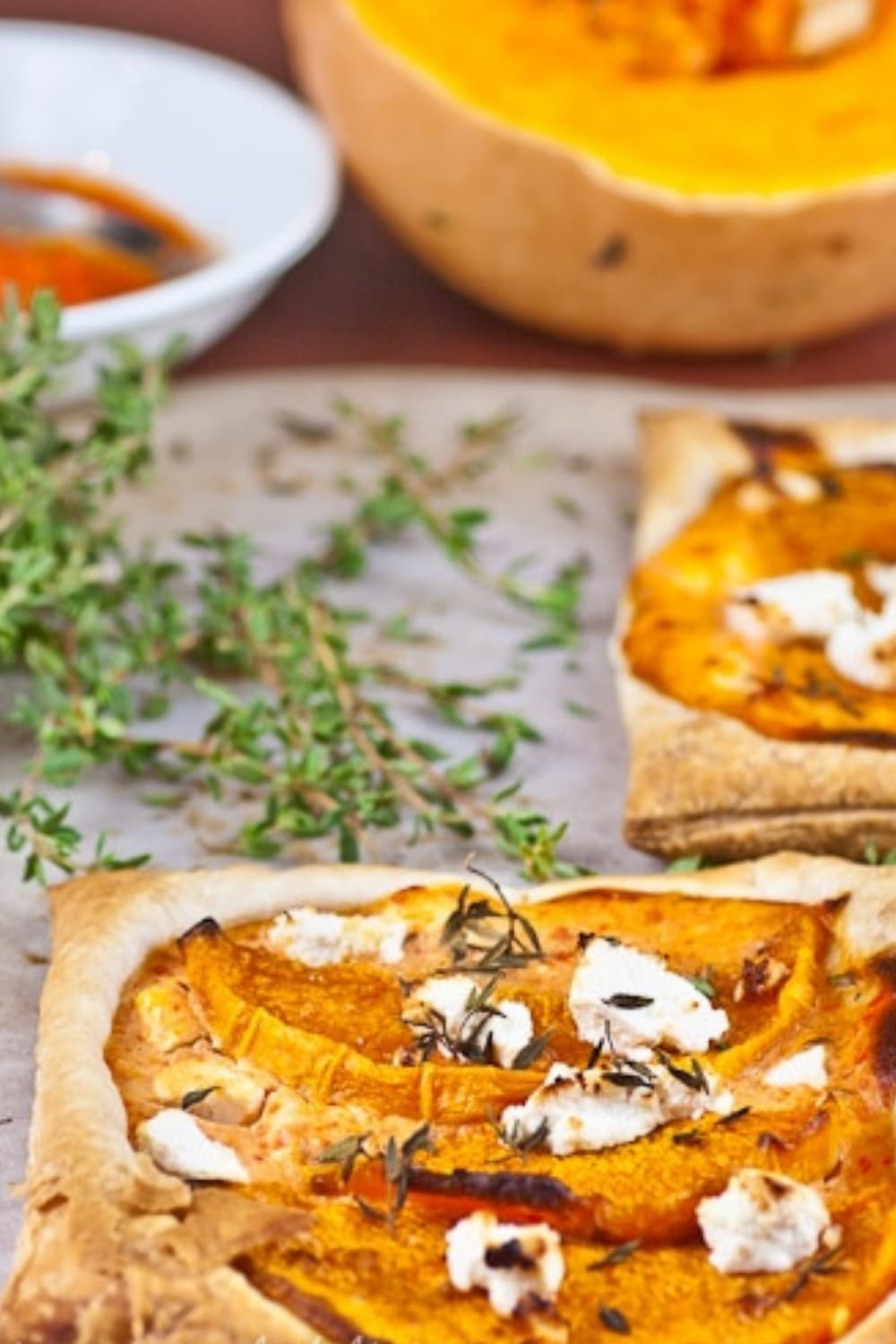 Spiced Pumpkin and Feta Tarts