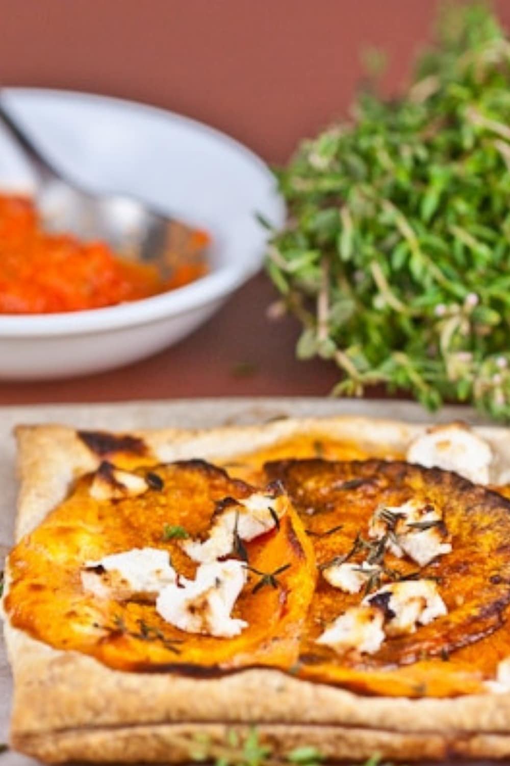 Spiced Pumpkin and Feta Tarts