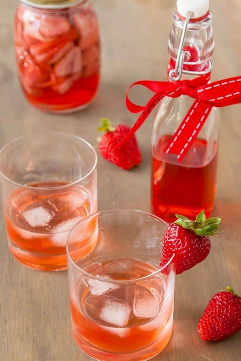 Strawberry Infused Vodka pin