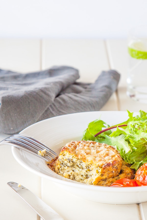 Twice Baked Ricotta & Herb Souffle's #vegetarian | via @deliciouseveryd DeliciousEveryday.com