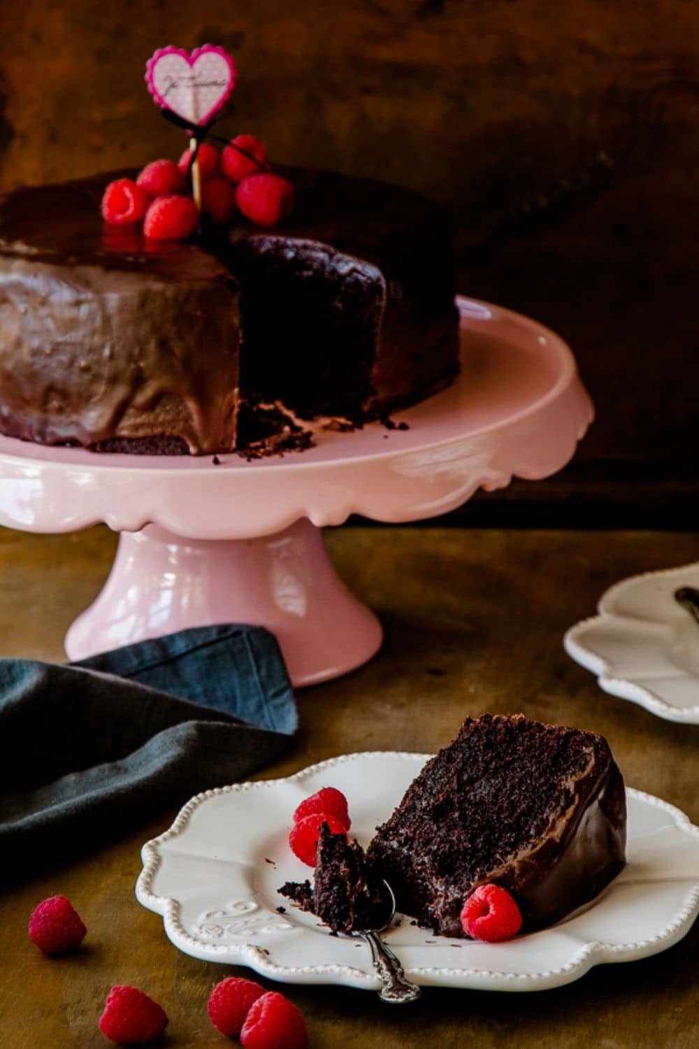 Vegan Chocolate Cake Recipe with Vegan Chocolate Ganache