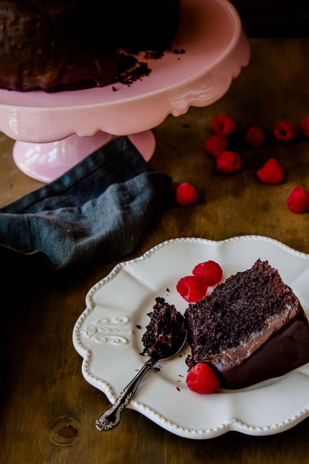 Vegan Chocolate Cake Recipe with Vegan Chocolate Ganache