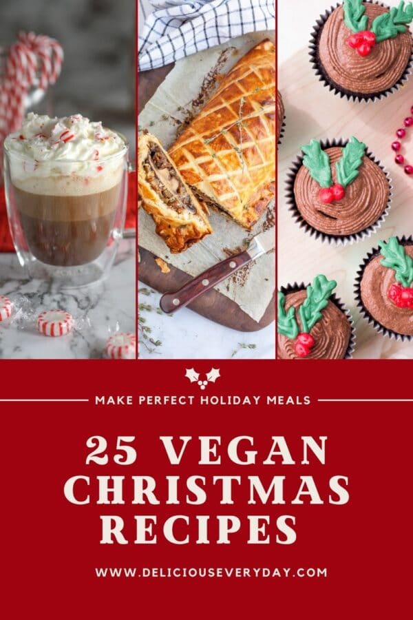 collection of vegan Christmas recipes