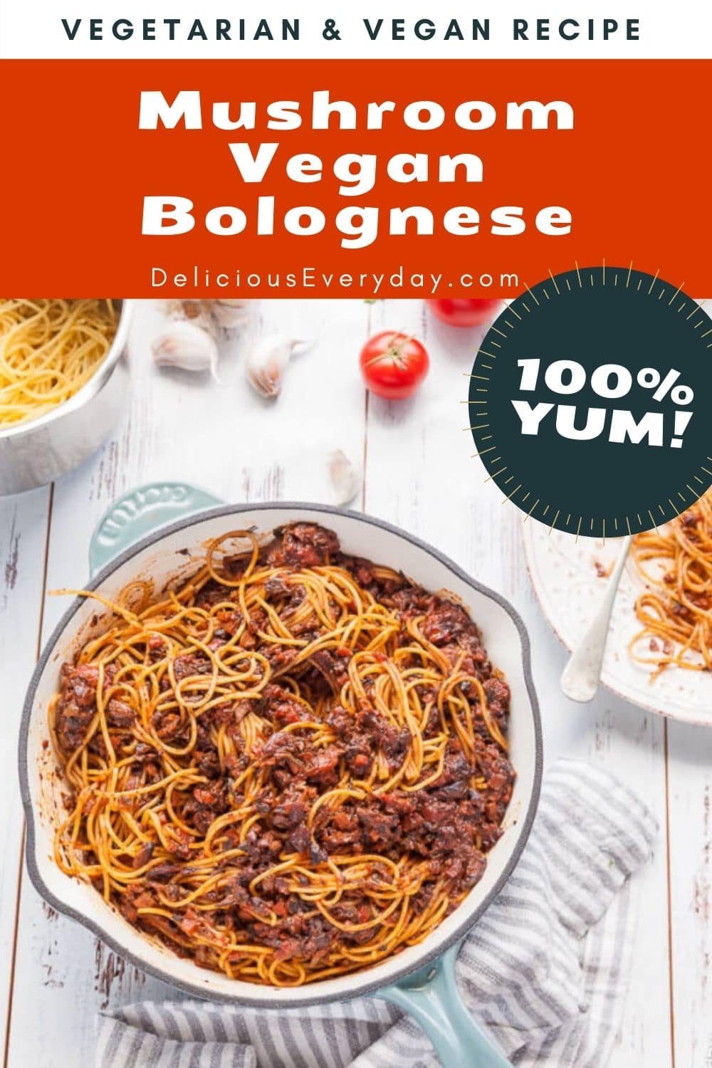 Vegan Mushroom Bolognese Recipe Oh My Veggies