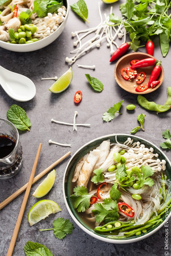 vegetarian pho soup