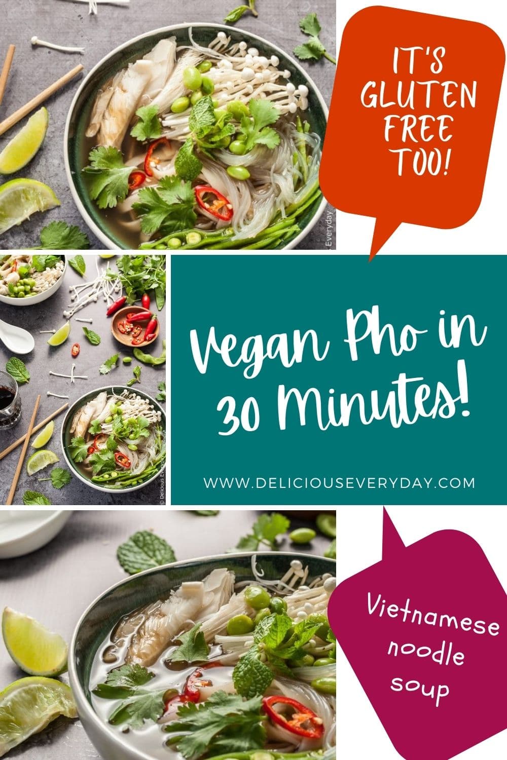 vegan pho in 30 minutes