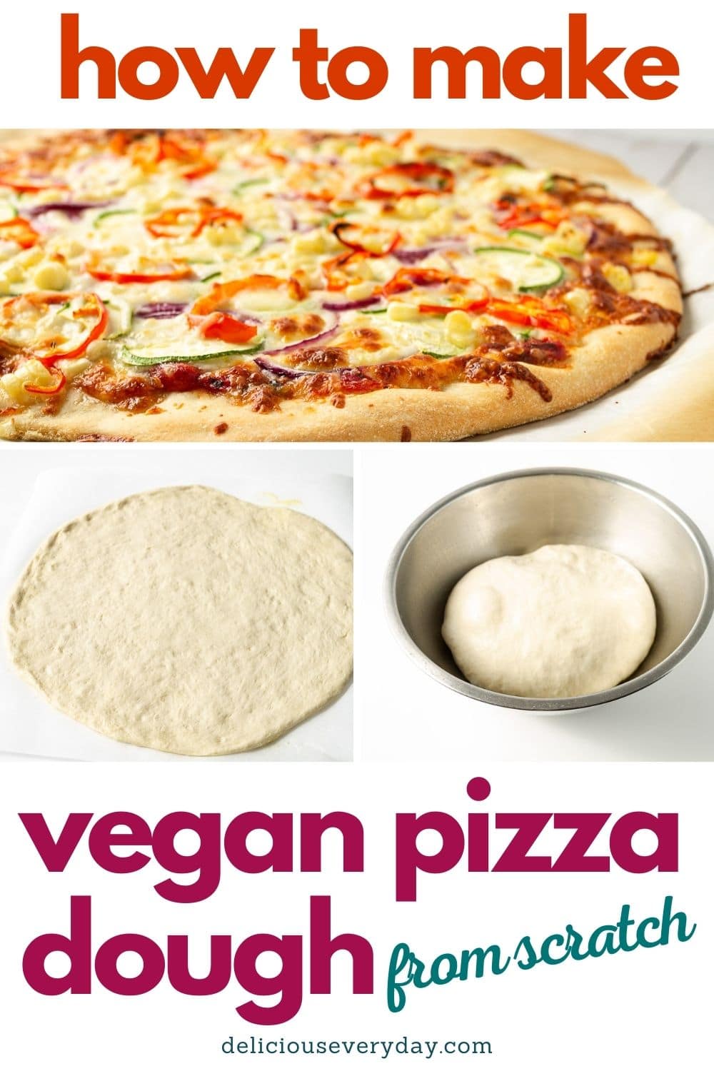 Vegan Pizza Dough - Oh My Veggies