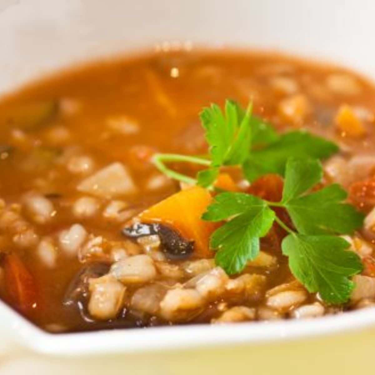 Vegetable and Barley Soup - Oh My Veggies