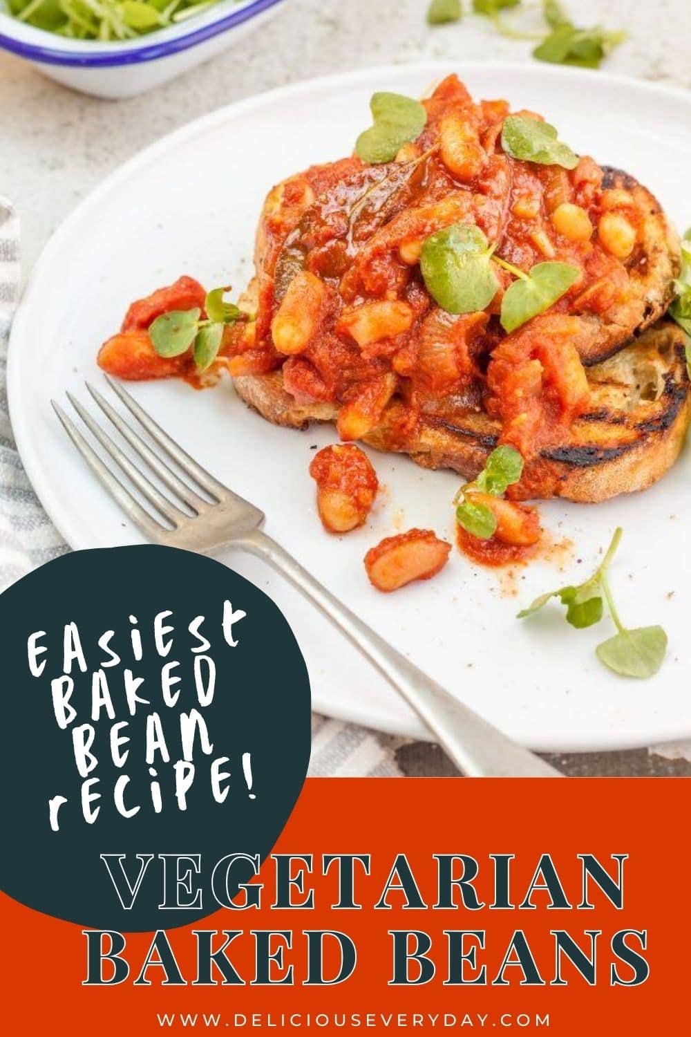 Vegetarian Baked Beans vegan, gluten free - Oh My Veggies