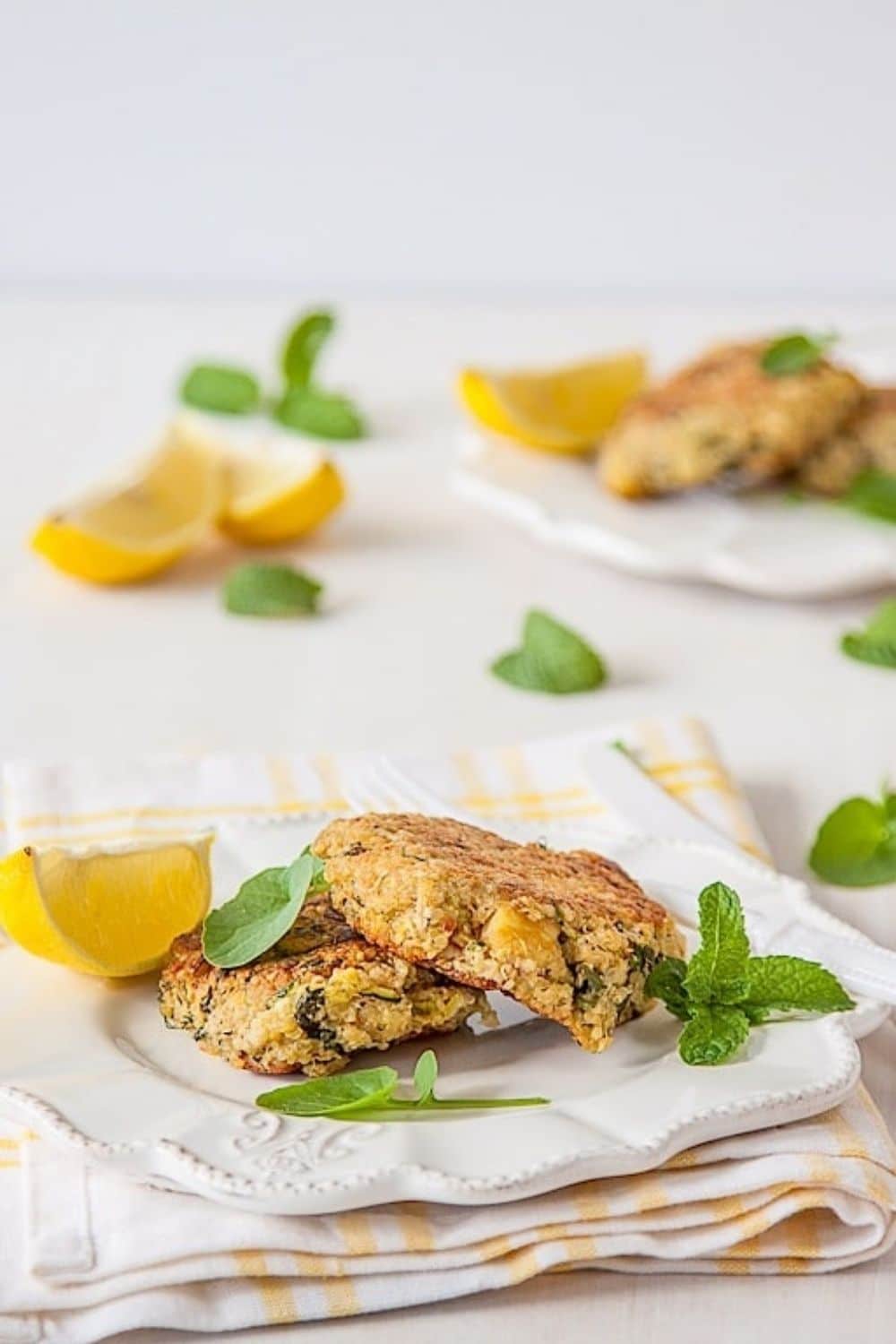 Zucchini and Haloumi Quinoa Patties