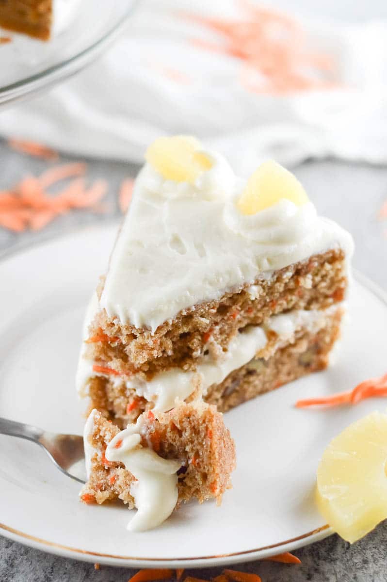 BEST!} Old Fashioned Carrot Cake with Pineapple - Moist & Easy Recipe