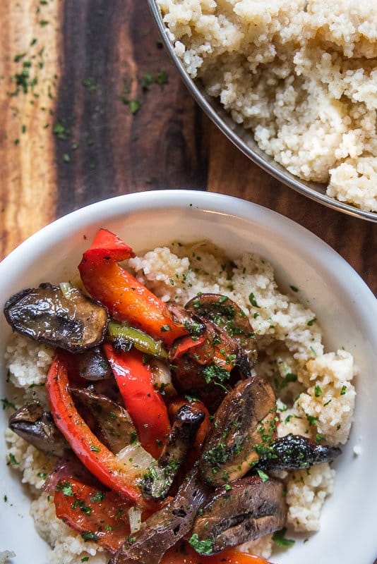 grilled veggies and couscous