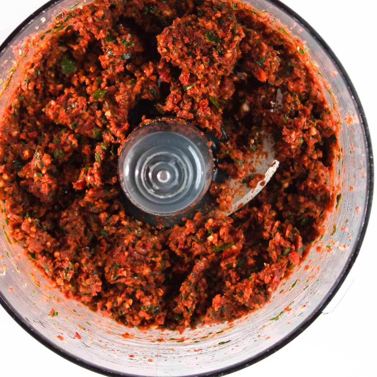 sun-dried tomato pesto in food processor