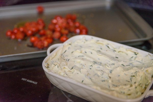 dip in baking pan