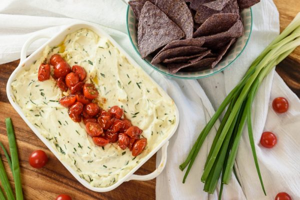 baked goat cheese dip