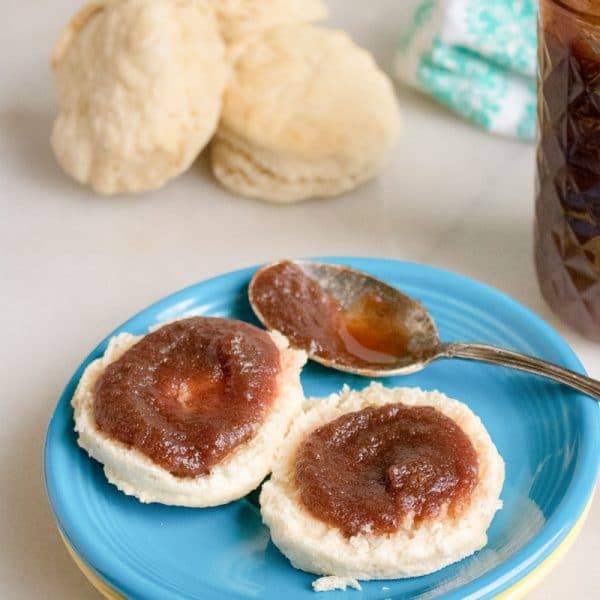 serving homemade buttermilk biscuits