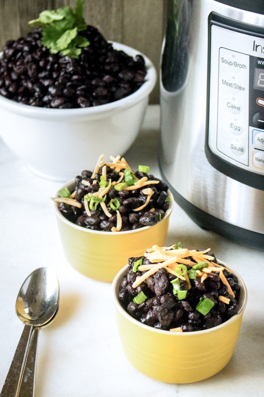 Instant Pot black beans {gluten-free, vegan}