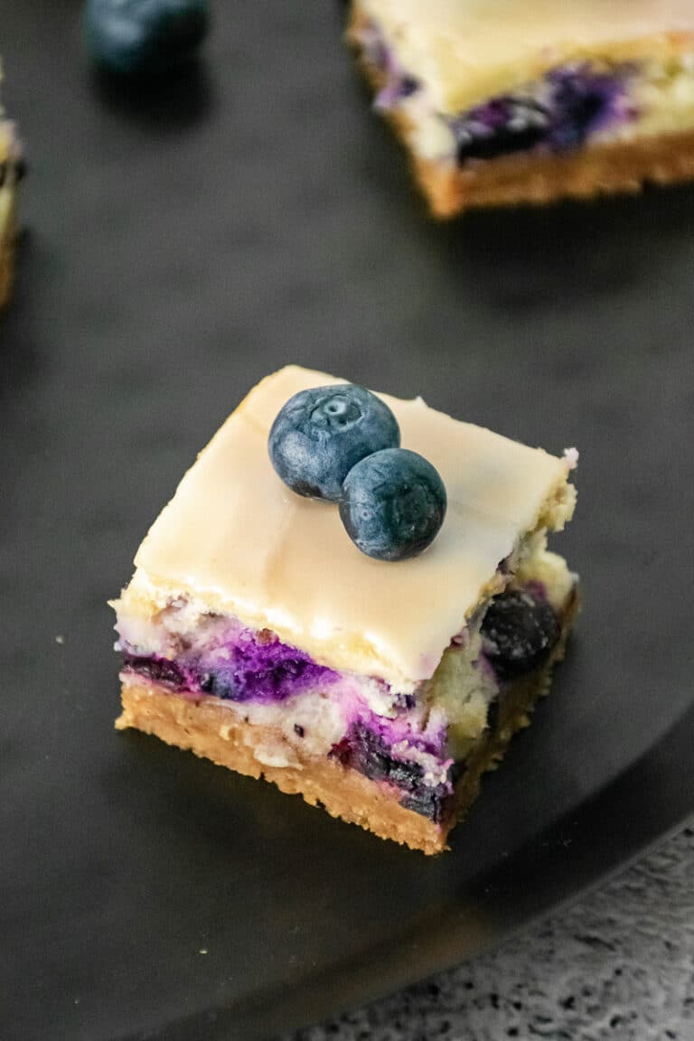 Lemon Blueberry Bars - Oh My Veggies